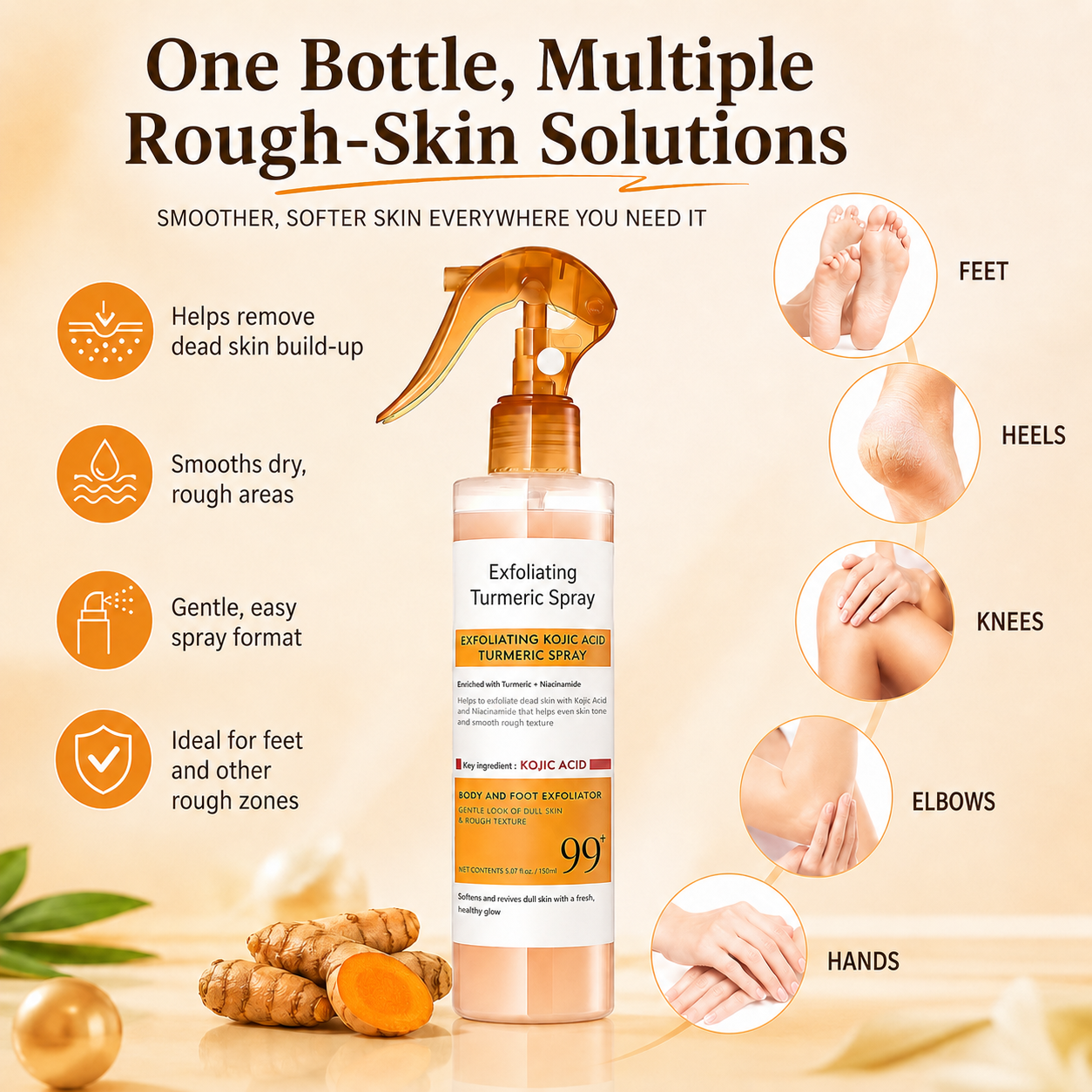 Turmeric & Kojic Acid Exfoliating Spray