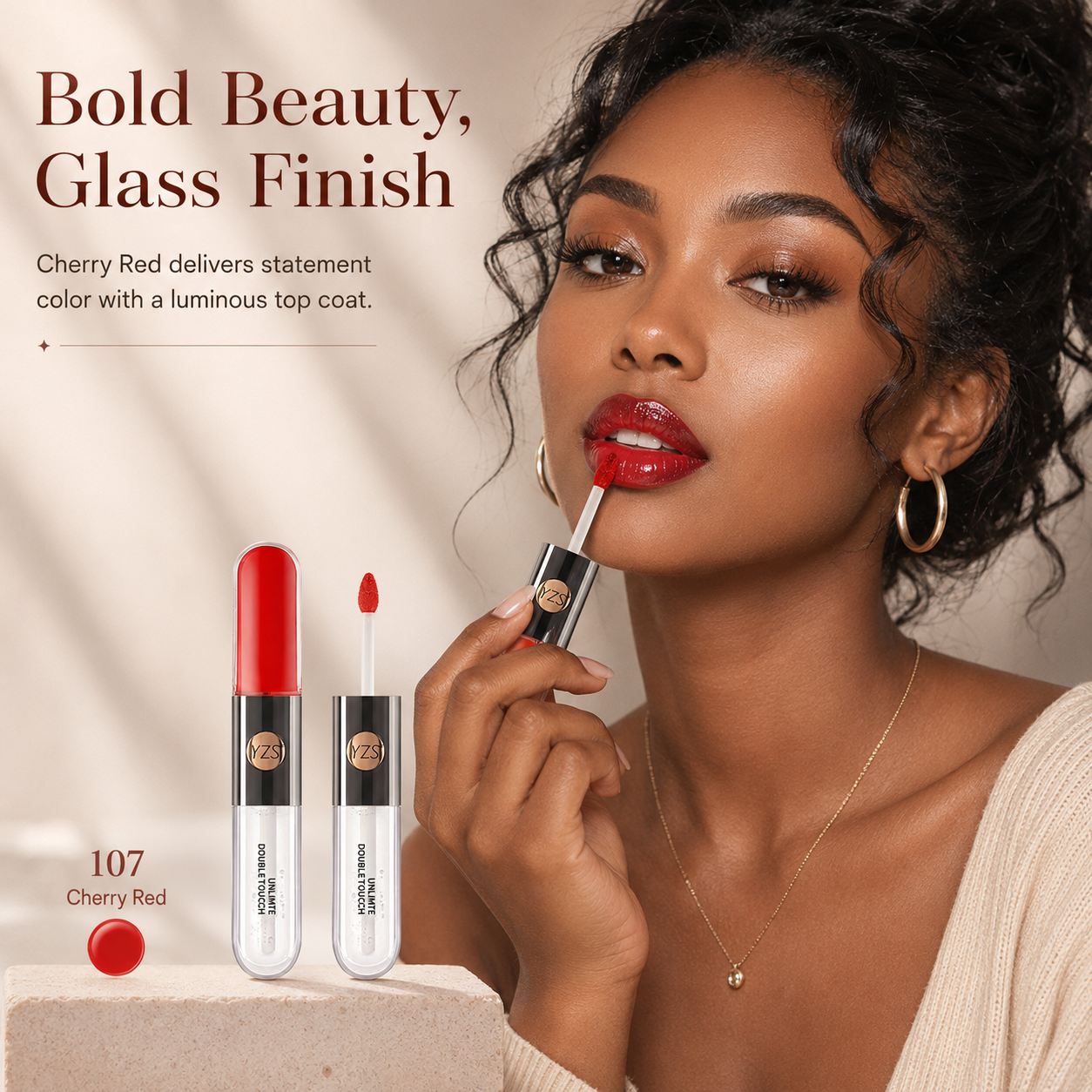 Double Touch Lip Glaze | Matte to Glass