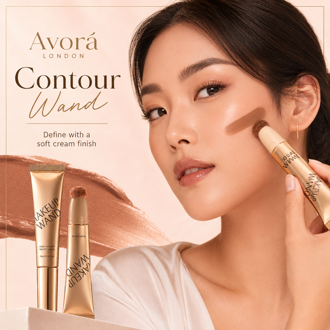 GlowWand™ — 3-in-1 Cream Blush, Contour & Highlighter