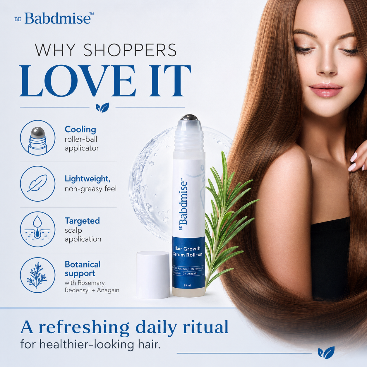 Rosemary Hair Growth Rollerball Serum